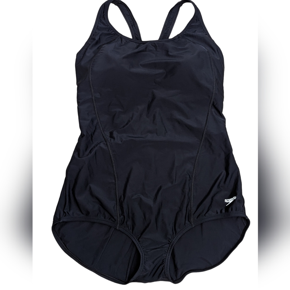 Speedo *Sz 18* PowerFlex Ultra Back Black Style 7235031 One Piece